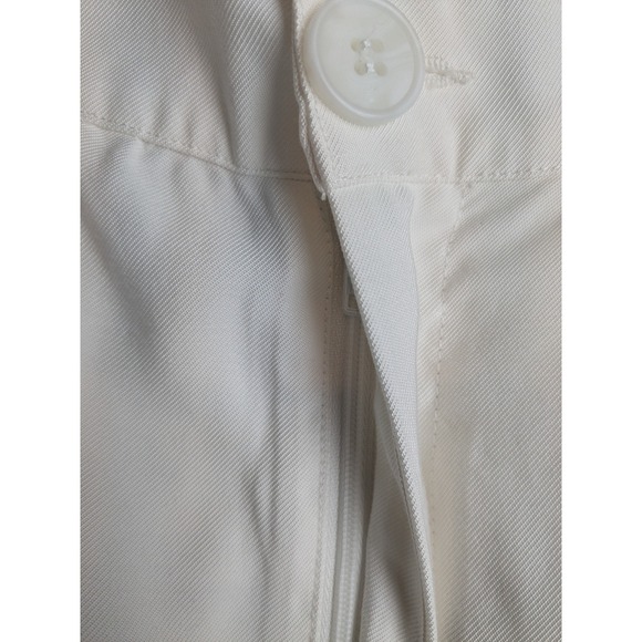 NWOT NONCHALANT LABEL Fabi Wide Leg Pleated Trousers White High Rise Pants 26x31 - Picture 7 of 16